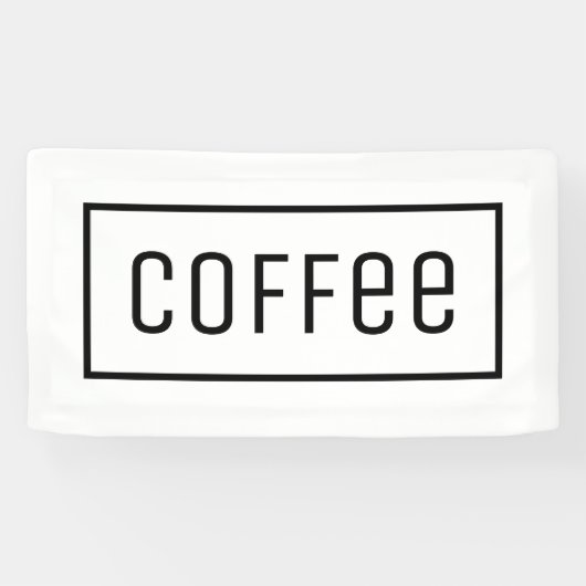 WITTE KOFFIE OPEN TEKEN SPANDOEK (Horizontaal)