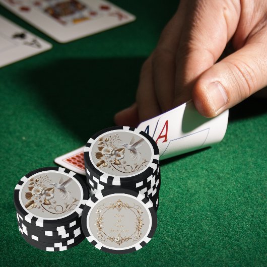 Witte Kolibrie Poker Chips