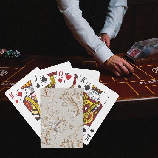 Witte Kolibrie Pokerkaarten