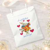 Witte konijn 1 bedankzakje (Geknipt)