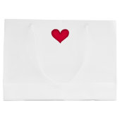 Witte konijn 1 large cadeautasje (Achterkant)