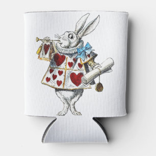 Witte Konijn Alice Wonderland Hartens Konijn Blikjeskoeler