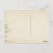 Witte konijn briefkaart (Achterkant)