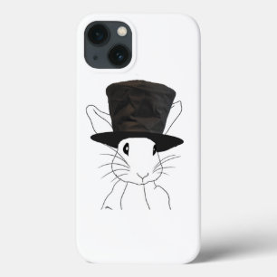 Witte Konijn iPhone 13 Hoesje