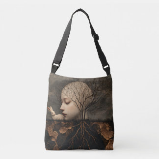 Witte konijn crossbody tas
