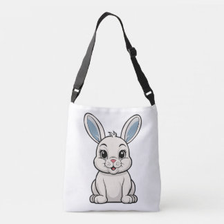 Witte Konijn Crossbody Tas