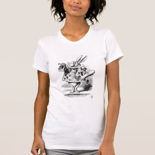 Witte konijn gekleed als Herald T-shirt