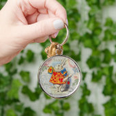 Witte Konijn Hartjes Alice Klassieker Sleutelhanger (Hand)