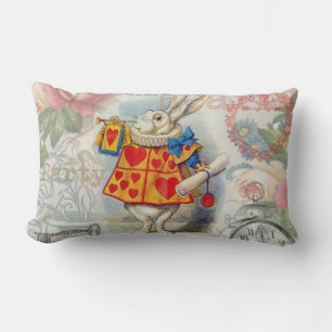 Witte Konijn Hartjes Alice Klassiekers Kussen
