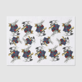 Witte konijn!  klassiek Alice in Wonderland Tissuepapier