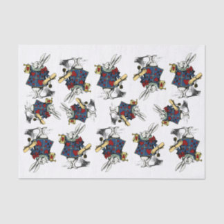 Witte konijn! klassiek Alice in Wonderland Tissuepapier