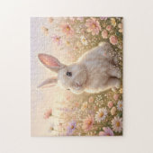 Witte Konijn Legpuzzel (Verticaal)