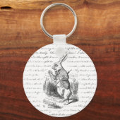 Witte konijn - Lieve hemel. Lieve help. Ik zal te  Sleutelhanger (Voorkant)