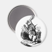 Witte konijn magneet (Voorkant / Achterkant)