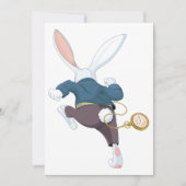 Witte konijn onderweg kaart (Voorkant)