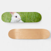 Witte konijn skateboard (Horizontaal)
