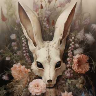 Witte konijn tissuepapier