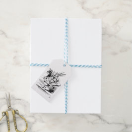 Witte Konijn, uit Alice's Adventures Cadeaulabel