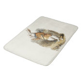 Witte konijn van Alice in Wonderland Kunst Badmat (Gekanteld)