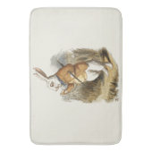 Witte konijn van Alice in Wonderland Kunst Badmat (Voorkant Verticaal)