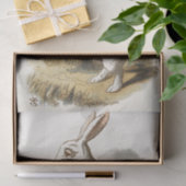 Witte konijn van Alice in Wonderland  Kunst Tissuepapier (Geschenk)