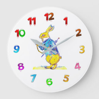 Witte Konijn Wandklok Grote Klok