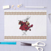  witte konijnenharten tissuepapier (Craft)