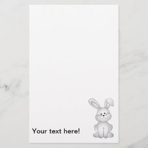 Witte konijnenkruid briefpapier