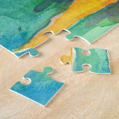 Witte konijnenwortelen Kinder Legpuzzel (Zijkant)