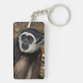 Witte koolstof (Hylobates Lar), Monkeyland Sleutelhanger (achterkant)