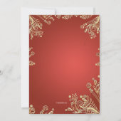 Witte kop thee uitnodiging (Achterkant)