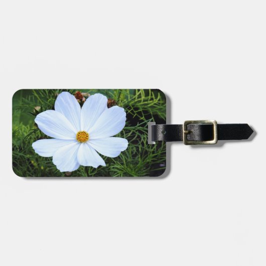 Witte kosmos bagagelabel (Voorkant horizontaal)