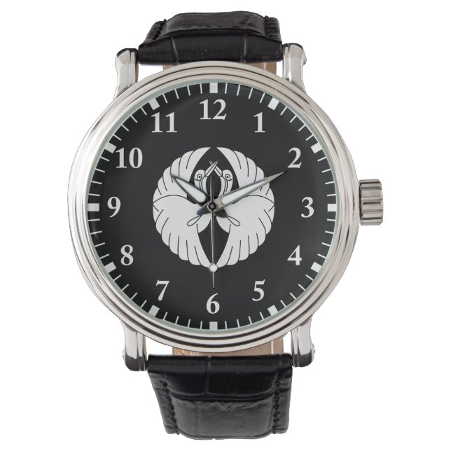 witte kranen horloge (Voorkant)