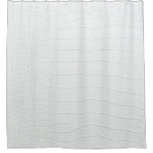 Witte krokodillen Huidafdruk Douchegordijn (Voorkant)