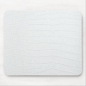 Witte krokodillen Huidafdruk Muismat (Voorkant)