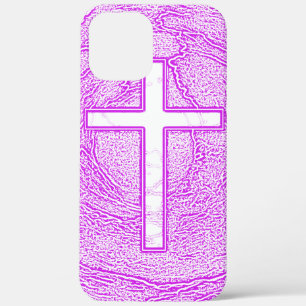 WITTE KROS, AANGEZIEN IN PINK iPhone 12 PRO MAX HOESJE