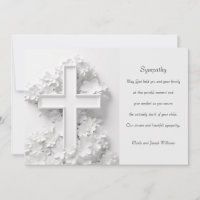 Witte Kruis Condoleancekaart