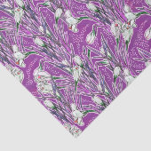 Witte kruisbessen Tuinbloem Paars Tissuepapier (Detail)