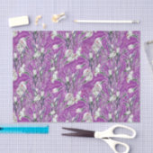 Witte kruisbessen Tuinbloem Paars Tissuepapier (Craft)