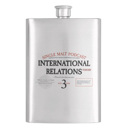 Witte label Whiskey & IR Theory-fles Flacon (Voorkant)