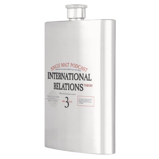 Witte label Whiskey & IR Theory-fles Flacon (Links)