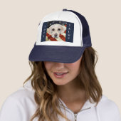 Witte Labrador Retriever Trucker Pet (In situ)