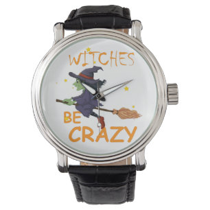 Witte  leder horloge