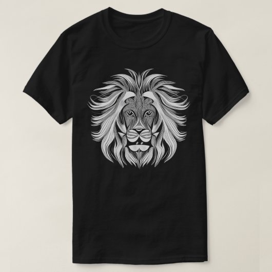 witte leeuw t-shirt (Design voorkant)