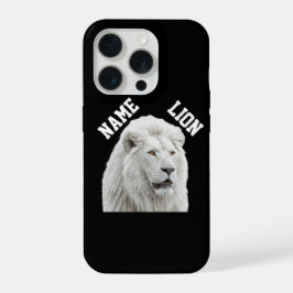 Witte Leeuw telefoonhoesje iPhone 15 Pro Hoesje