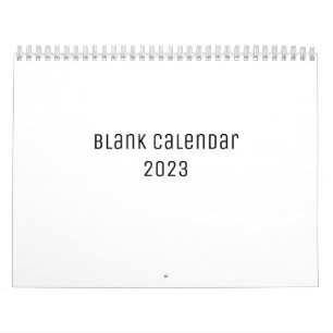 Witte lege kalender