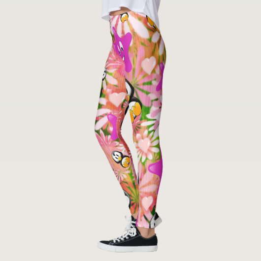 Witte legging van de pinguïn (Links)