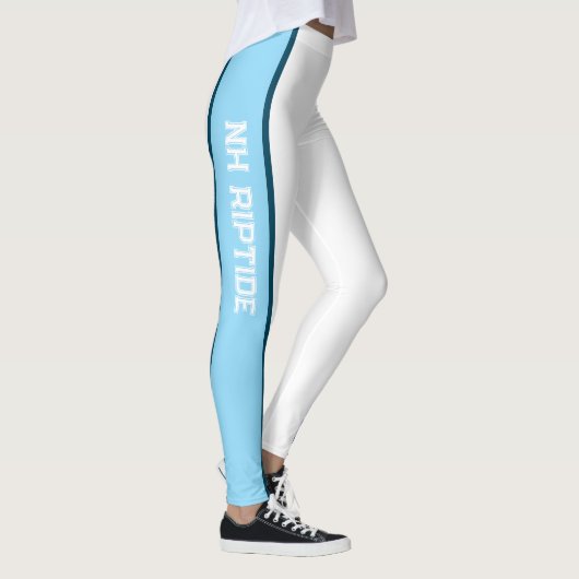Witte leggings met "NH Riptide" (Rechts)