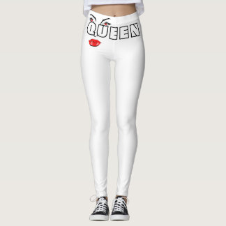 Witte leggings, Vrouwen zijn Koninginnen, De Konin Leggings