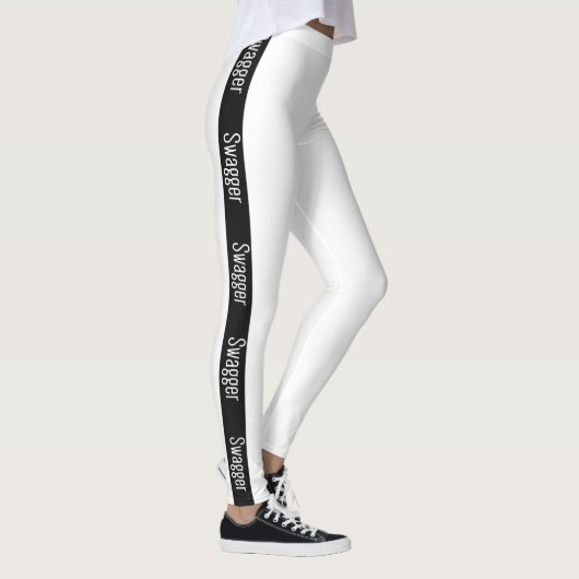 Witte leggings, yoghagenbroek, actieve kleding, vo leggings (Rechts)